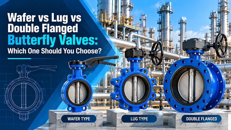 Wafer vs Lug vs Double Flanged Butterfly Valves: Which One Should You Choose?