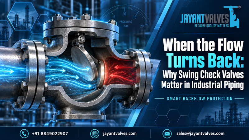 When the Flow Turns Back: Why Swing Check Valves Matter in Industrial Piping